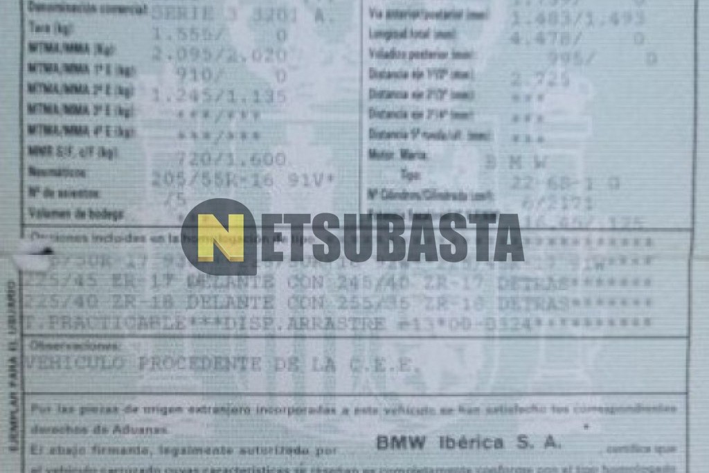 Bmw 320i Touring Aut. 2003
