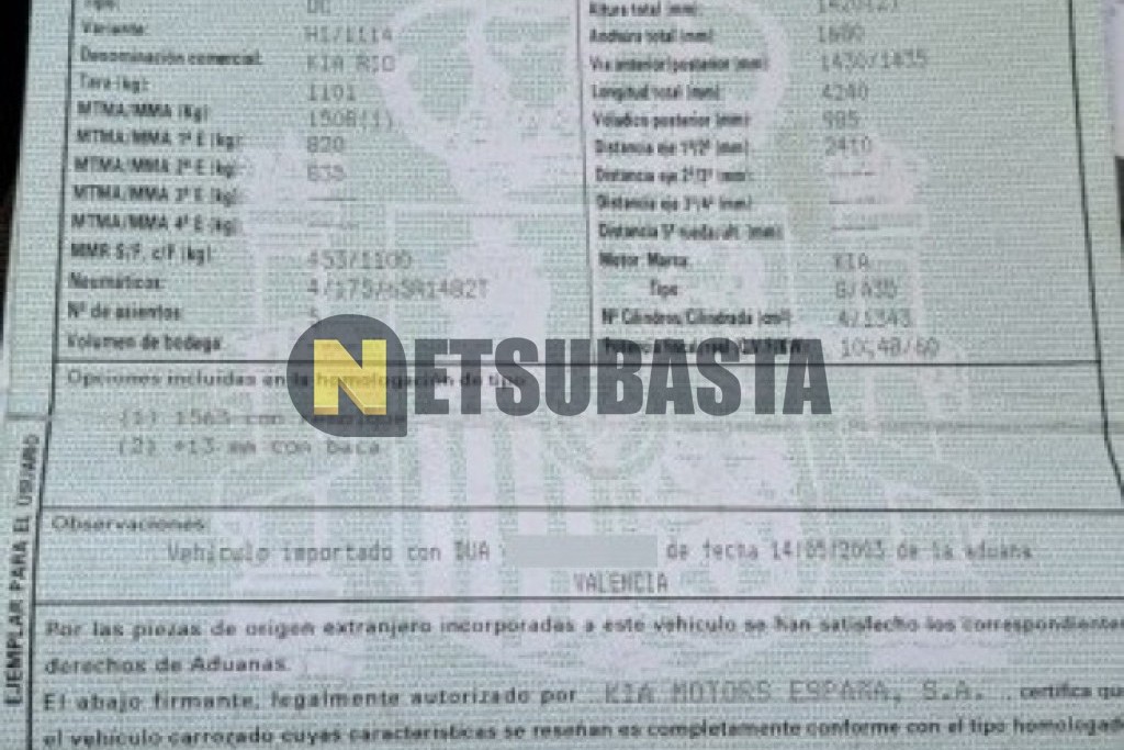 Kia Rio 1.3 2003