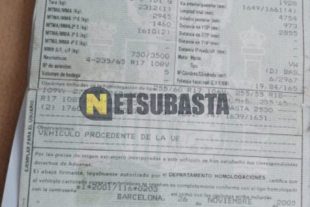 Volkswagen Touareg V6 3.0 TDI Tiptronic 2005