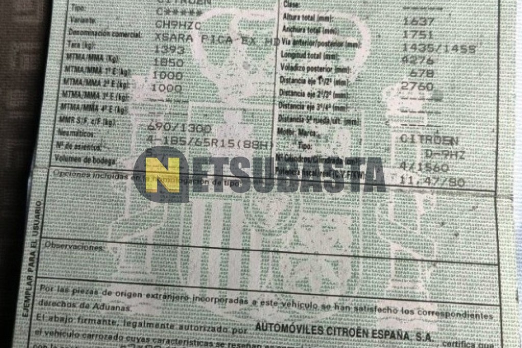 Citroën Xsara Picasso 1.6 HDi 2006