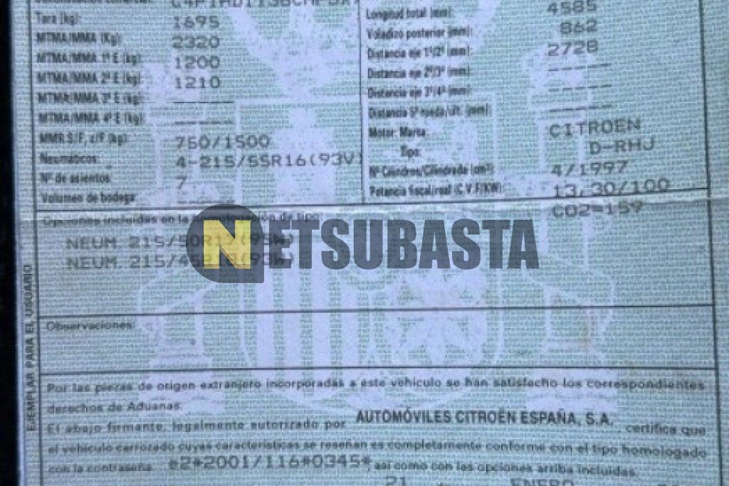 Citroën Grand C4 Picasso 2.0 HDi FAP CMP 2008