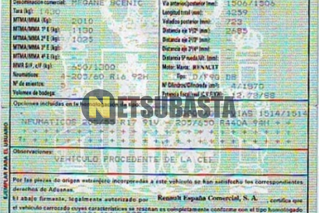 Renault Scenic 1.9 dCi 2004