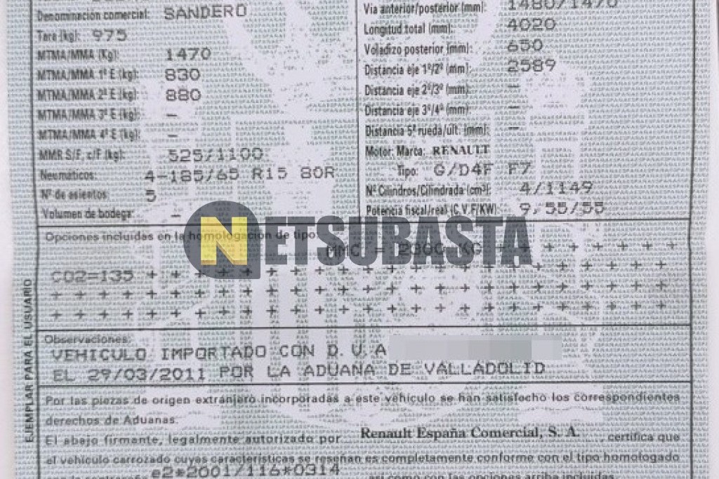 Dacia Sandero 1.2 16v 2011