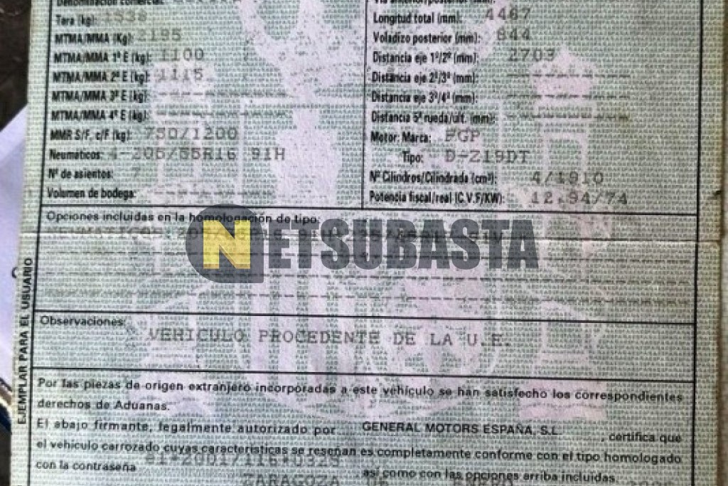 Opel Zafira 1.9 CDTi 2006