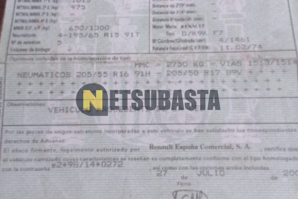 Renault Megane 1.5 dCi 2004