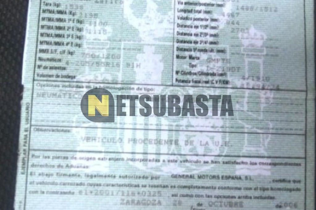 Opel Zafira 1.9 CDTI 2006