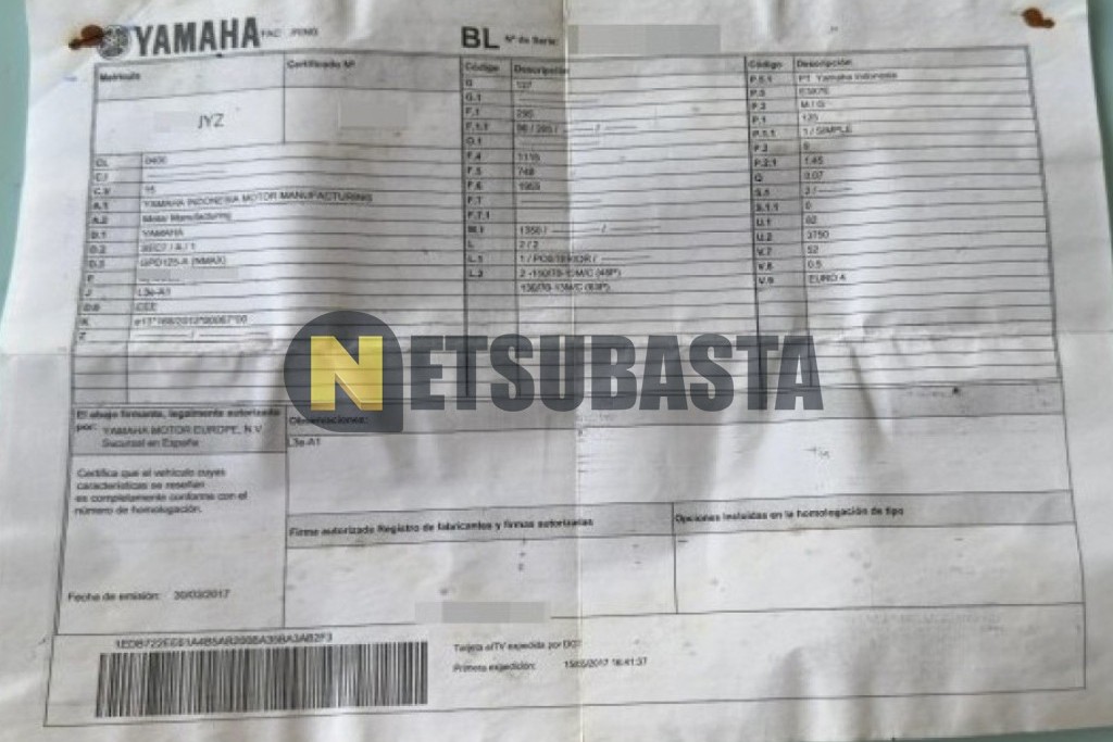 Yamaha NMAX 125 2017