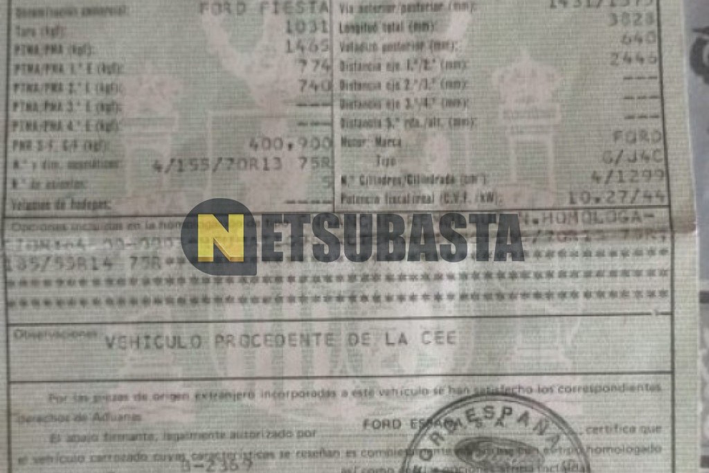 Ford Fiesta 1.3 1996