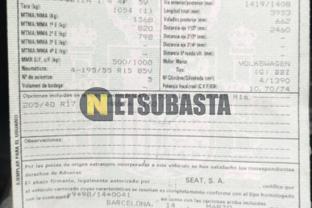 Seat Ibiza 1.4 16V 2007