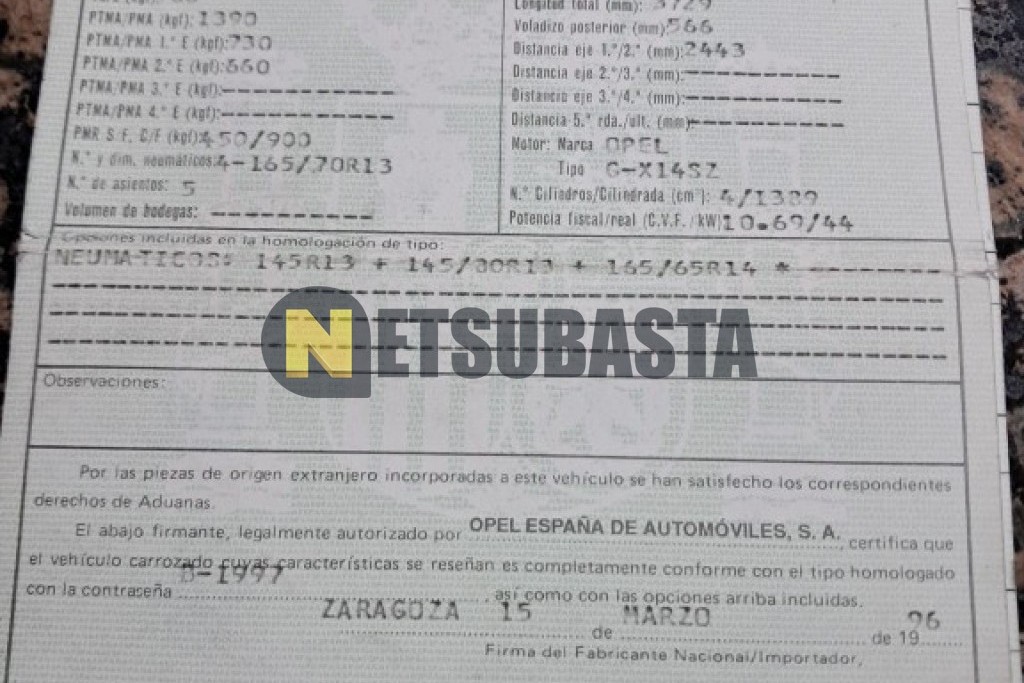 Opel Corsa 1.4 1996