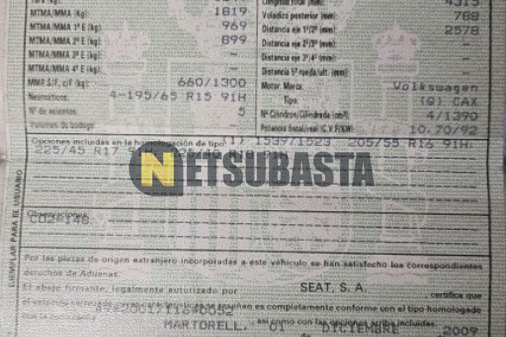 Seat León 1.4 TSI 2009