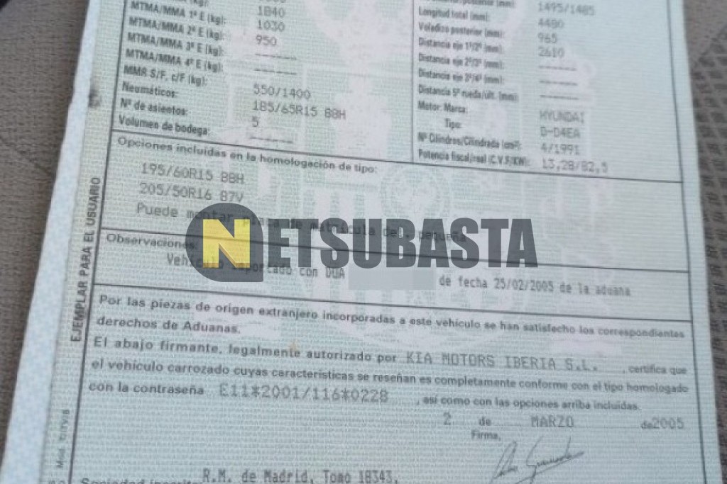 Kia Cerato 2.0 CRDi 2005
