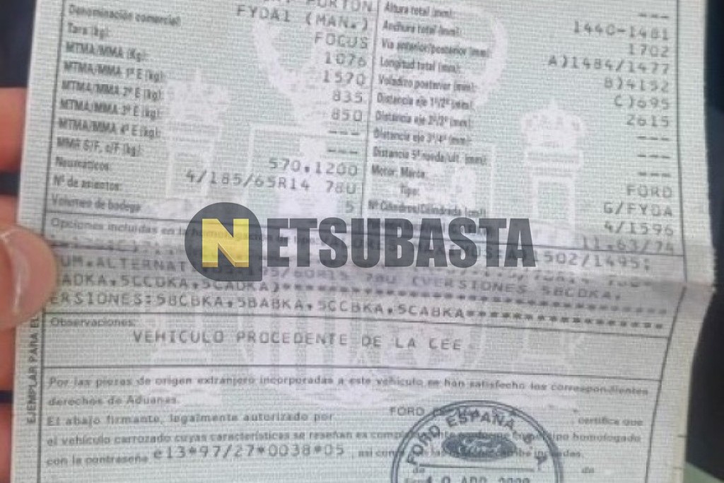 Ford Focus 1.6 2000