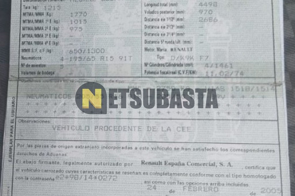 Renault Megane 1.5 dCi 2005
