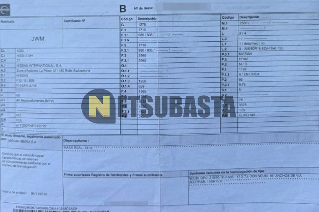 Nissan Juke 1.2 DIG-T 2017
