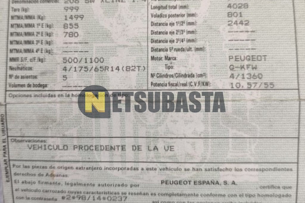 Peugeot 206 SW 1.4 2003