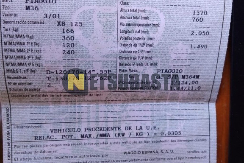 Piaggio X8 125 2007
