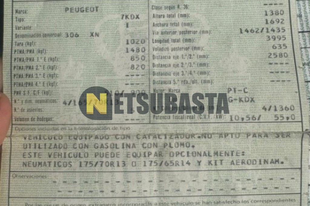 Peugeot 306 1.4 1994