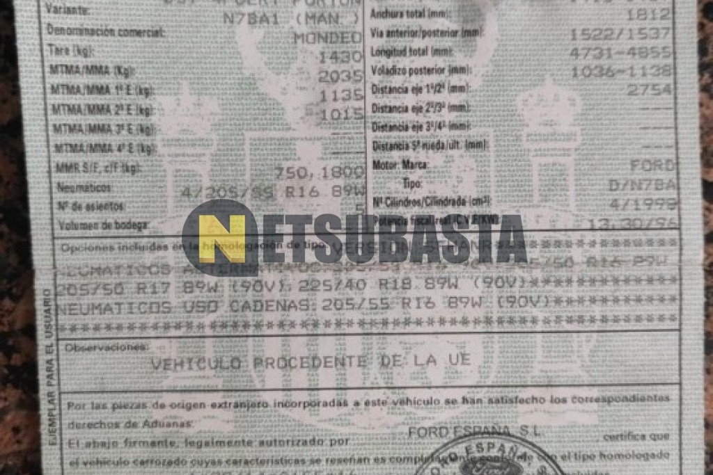 Ford Mondeo 2.0 TDCi 2007