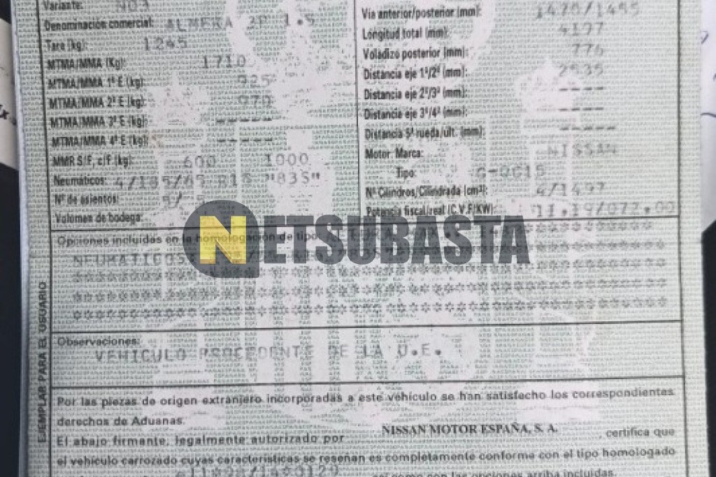 Nissan Almera 1.5 2005