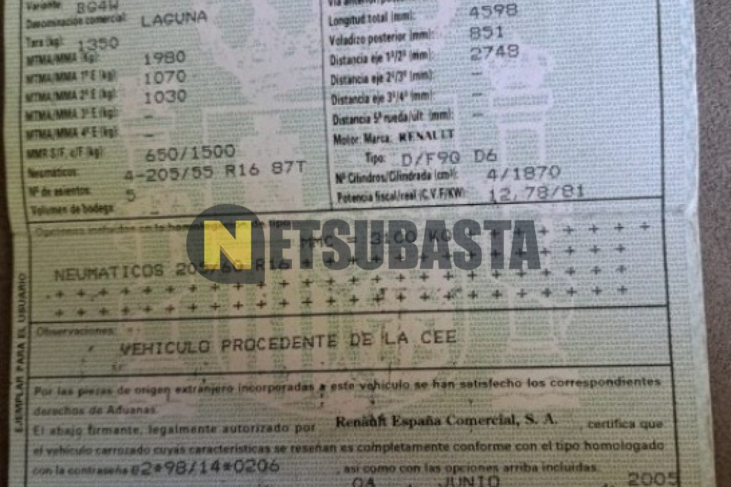 Renault Laguna 1.9 dCi 2005