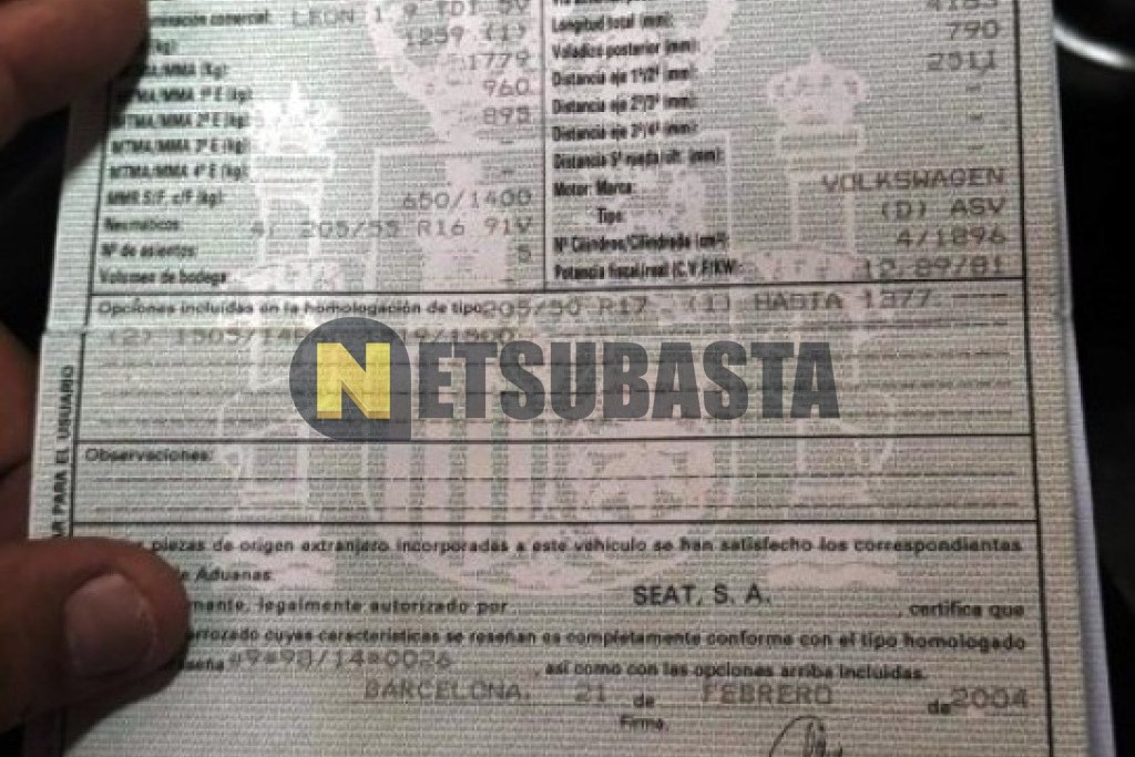 Seat Leon 1.9 TDI 2004