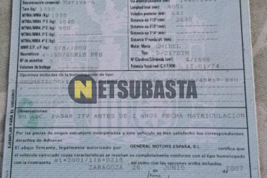 Opel Meriva 1.7 CDTi 2007