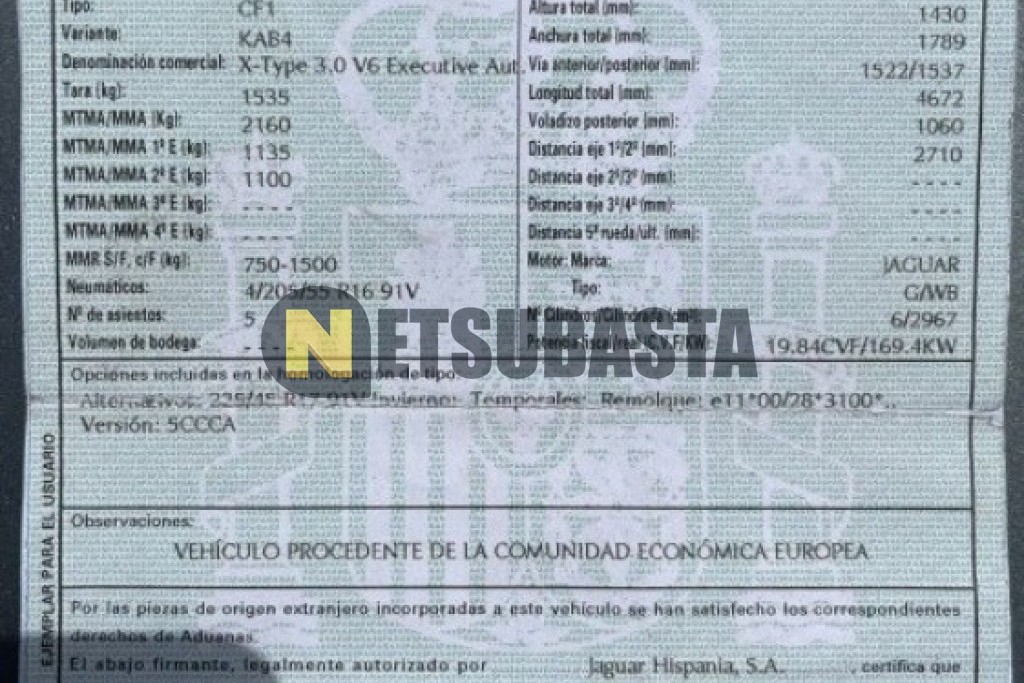 Jaguar X-Type 3.0 V6 Aut. 2002