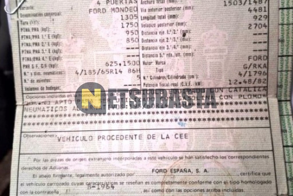 Ford Mondeo 1.8 1993