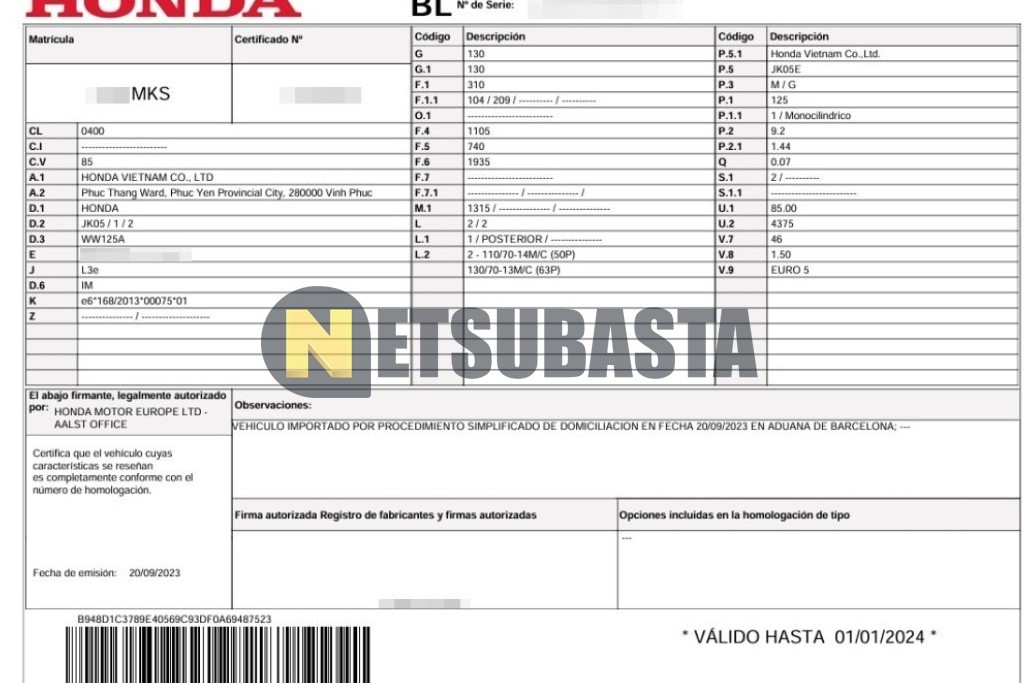 Honda PCX 125 2023