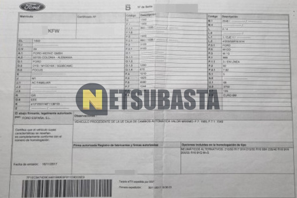 Ford Focus Sportbreak 1.0 EcoBoost PowerShift 2017