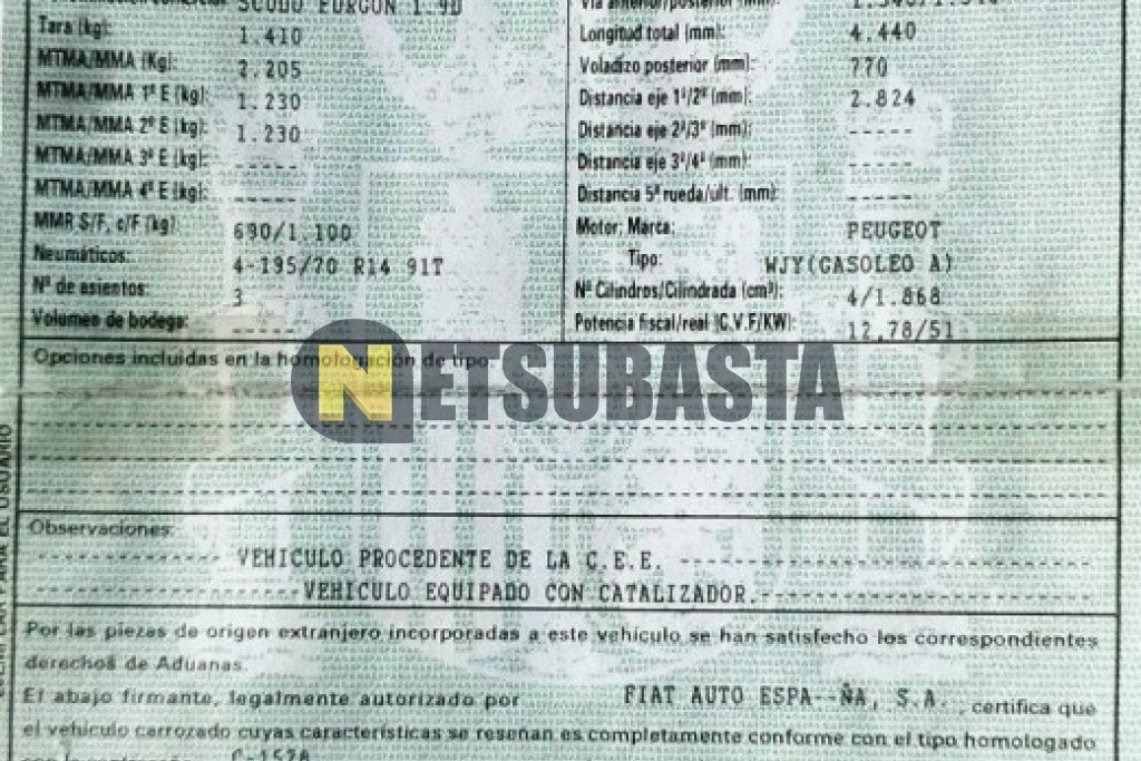 Fiat Scudo 1.9D 2004