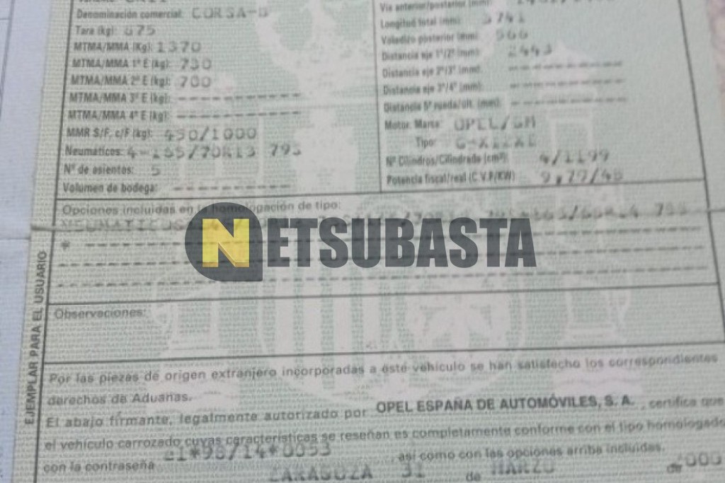 Opel Corsa 1.2 2000