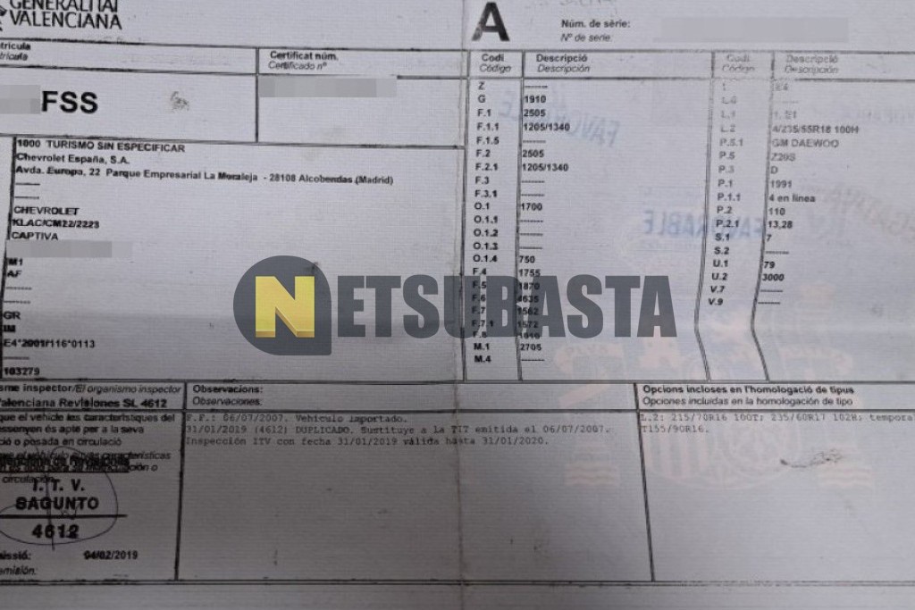 Chevrolet Captiva 2.0 VCDi Aut. 2007