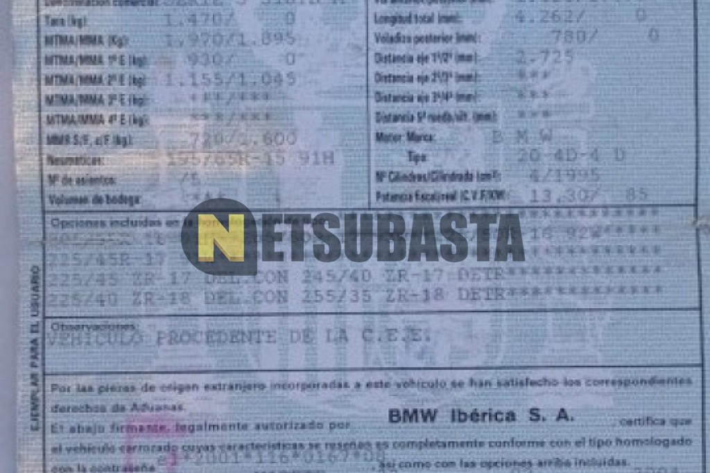 Bmw 318td Compact 2004