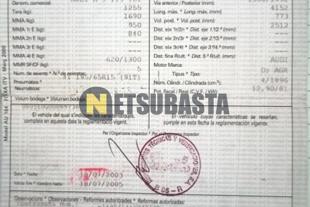 Audi A3 1.9 TDI 1999