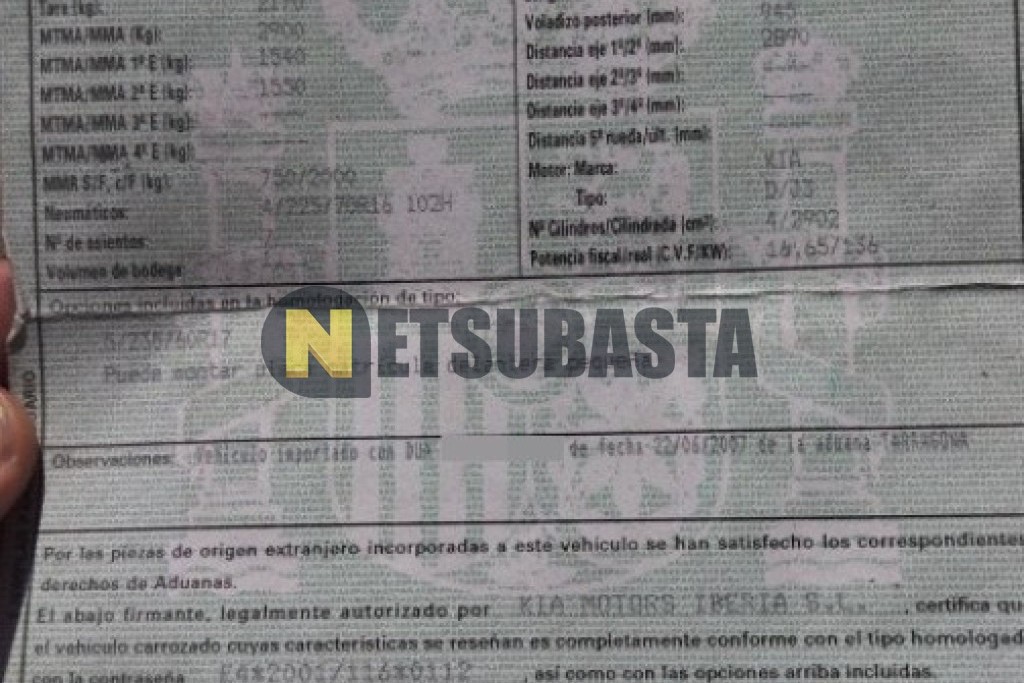 Kia Carnival 2.9 CRDi VGT 7 plazas 2007