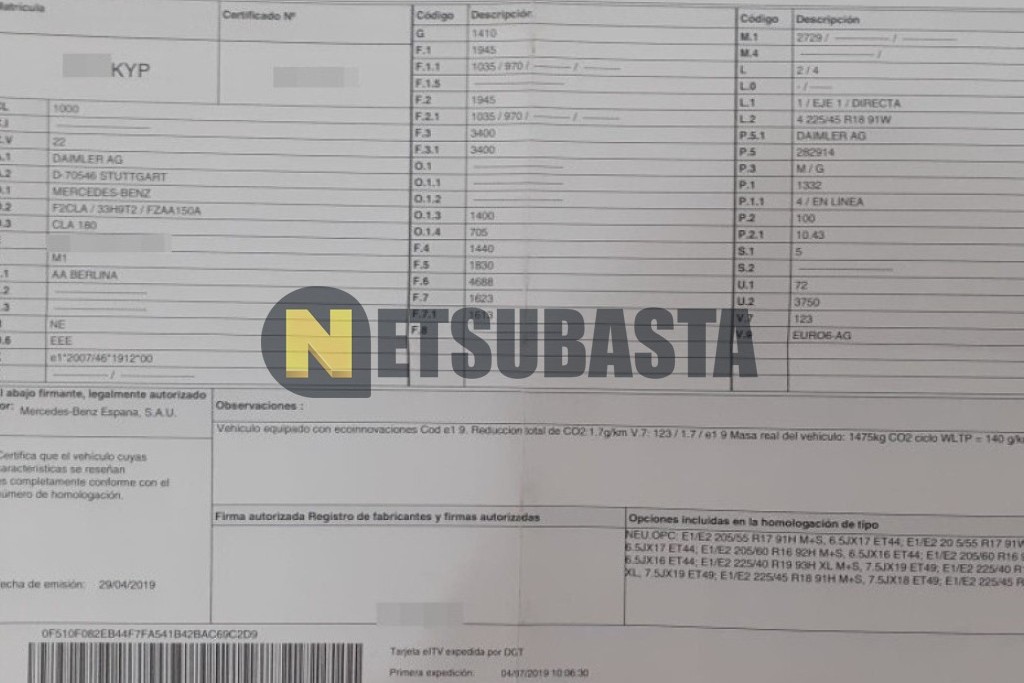 Mercedes-Benz CLA 180 Coupé 7G-DCT 2019