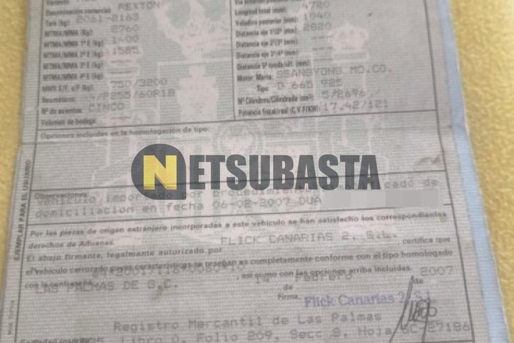 SsangYong Rexton 270Xdi 2007