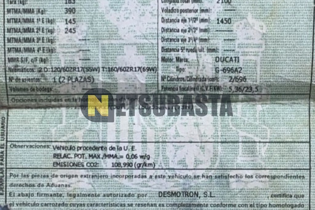 Ducati MONSTER 696 2008