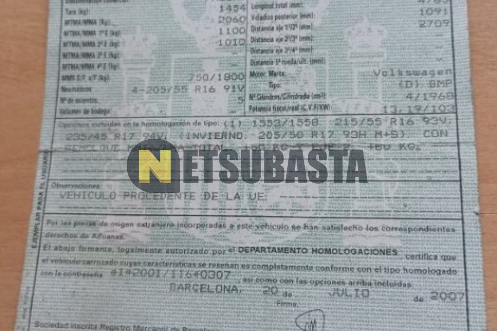 Volkswagen Passat 2.0 TDI 2007