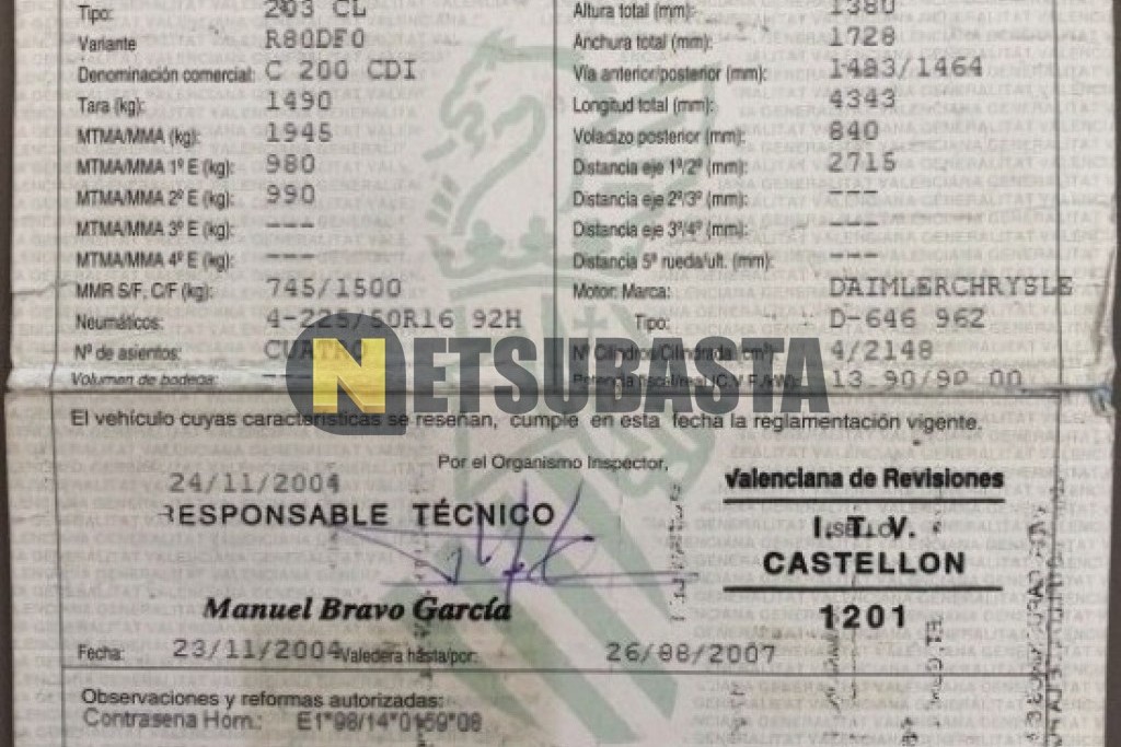 Mercedes-Benz C 200 CDI Sportcoupé 2003