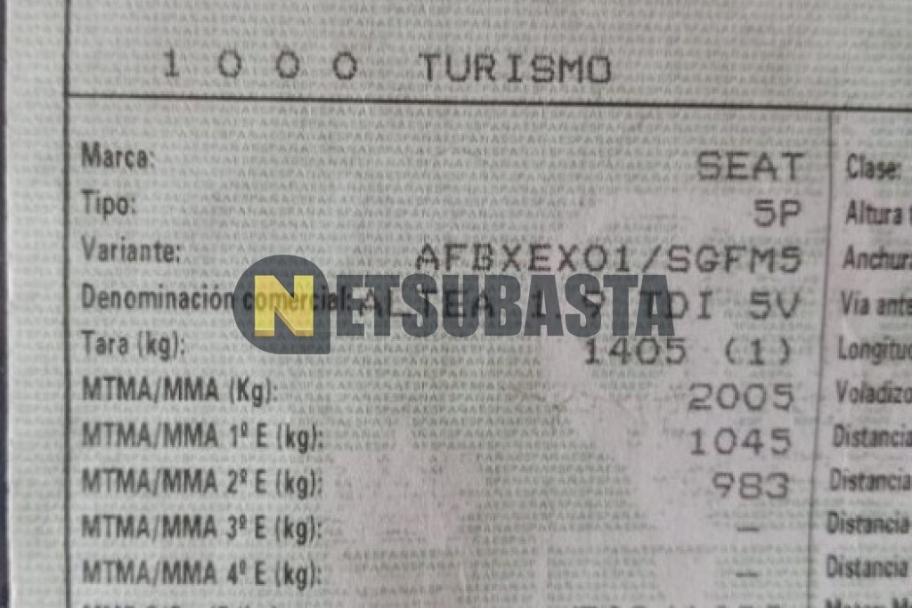 Seat Altea 1.9 TDI 2006