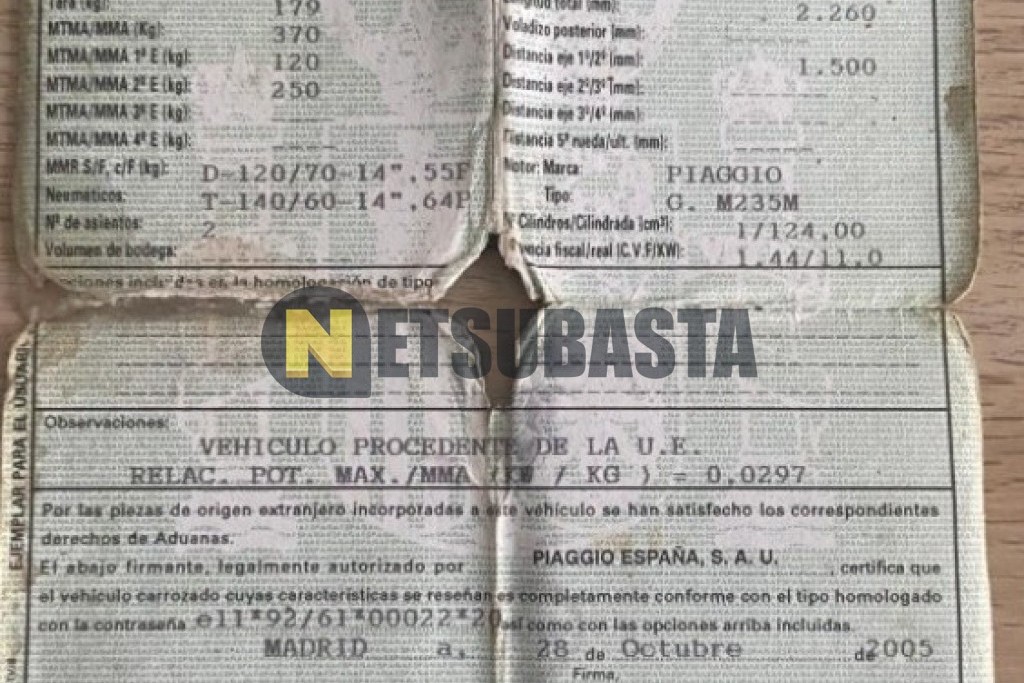 Piaggio X9 Evolution 125 2005