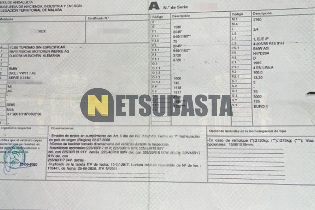 Bmw 318d Touring 2008