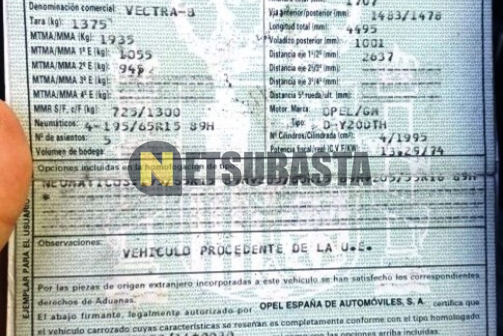 Opel Vectra 2.0 DTi 2002