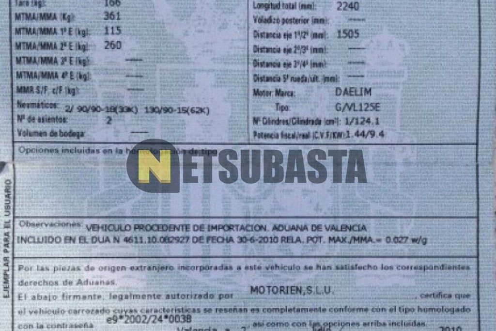 Daelim Daystar 125 FI 2010