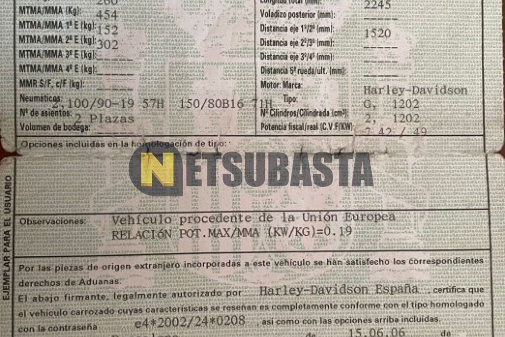 Harley-Davidson 1200 Sportster Roadster 2006