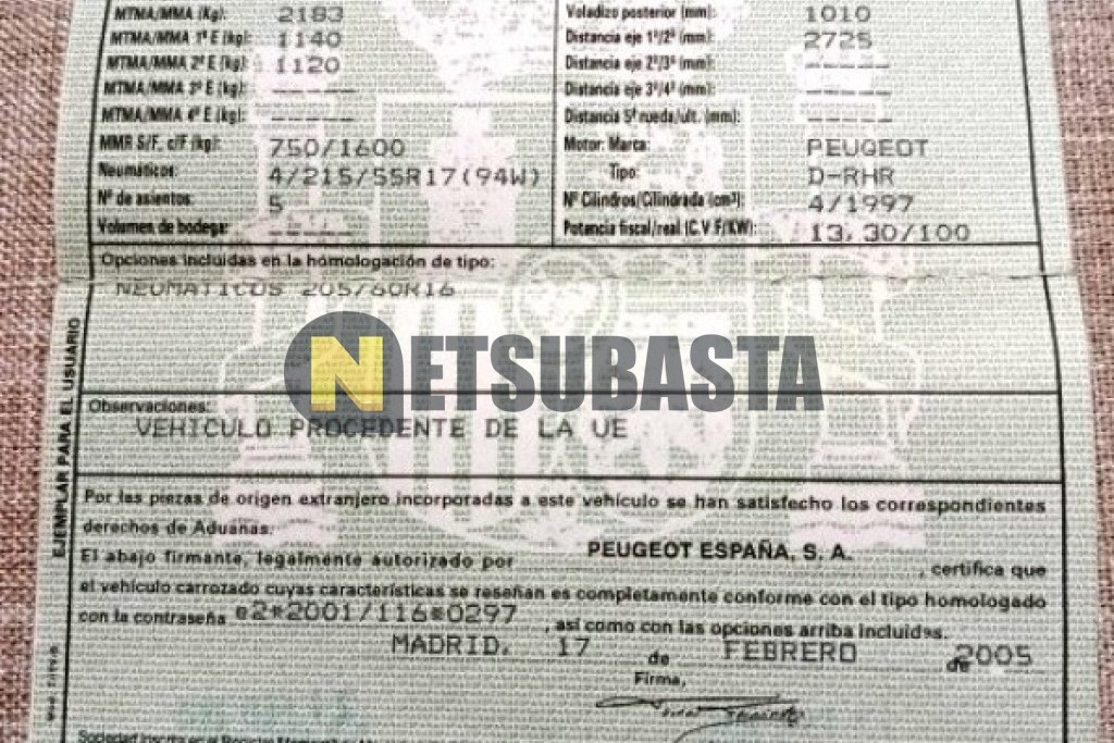 Peugeot 407 SW 2.0 HDi FAP 2005