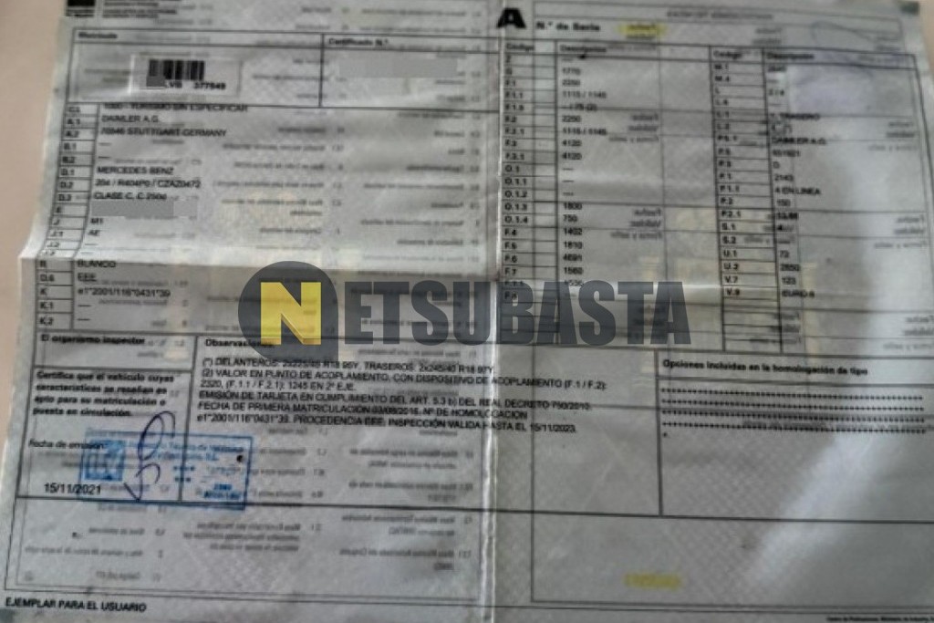 Mercedes-Benz C 250 d Cabrio 2016